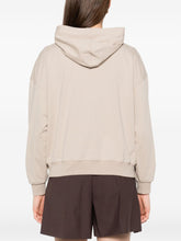 Brunello Cucinelli Monili Chain-Detail Zip-Front Hoodie Beige