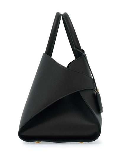 Ferragamo Medium Hug Gancini-Buckle Tote Bag Black