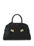 Ferragamo Medium Hug Gancini-Buckle Tote Bag Black