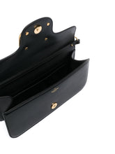 Valentino Garavani Locò Chain Lambskin Shoulder Bag Black