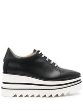 Stella McCartney Elyse Eco Alter Low-Top Platform Sneakers Black