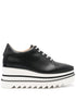 Stella McCartney Elyse Eco Alter Low-Top Platform Sneakers Black