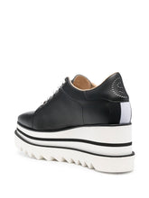 Stella McCartney Elyse Eco Alter Low-Top Platform Sneakers Black