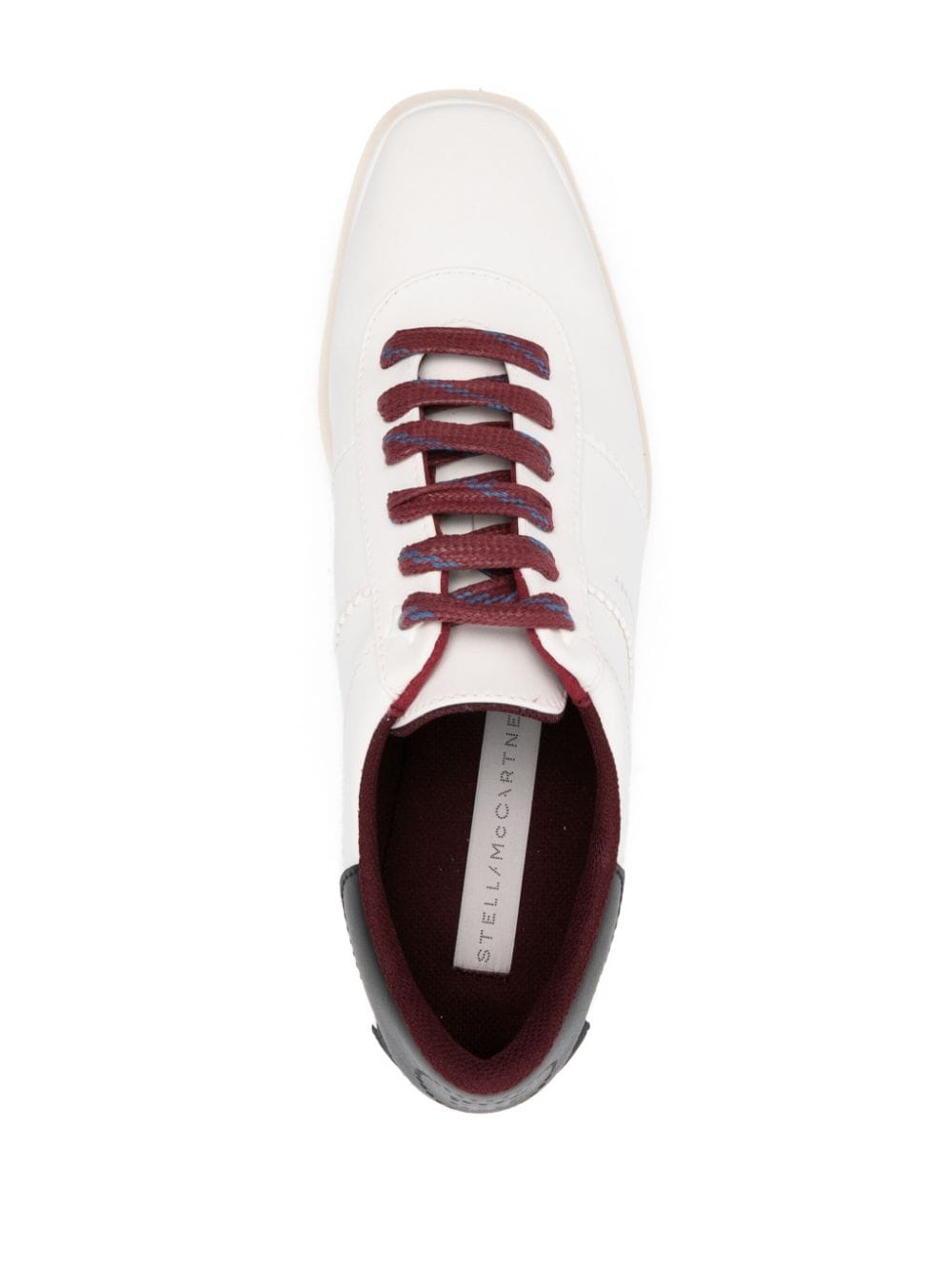 Stella McCartney Sneakelyse Faux Leather Platform Sneakers White