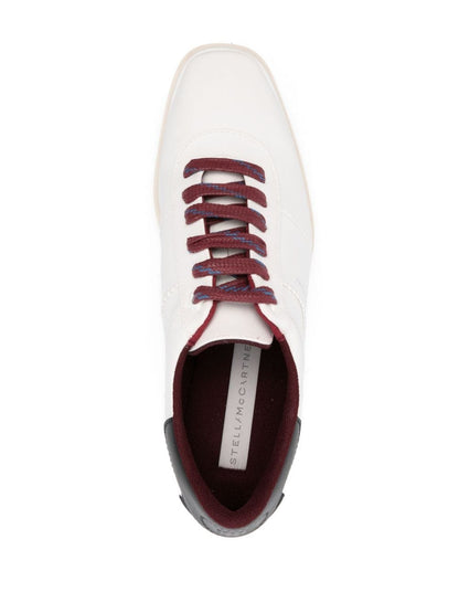 Stella McCartney Sneakelyse Faux Leather Platform Sneakers White