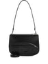 Diesel 1DR Twin Calf Leather Black Shoulder Bag Black