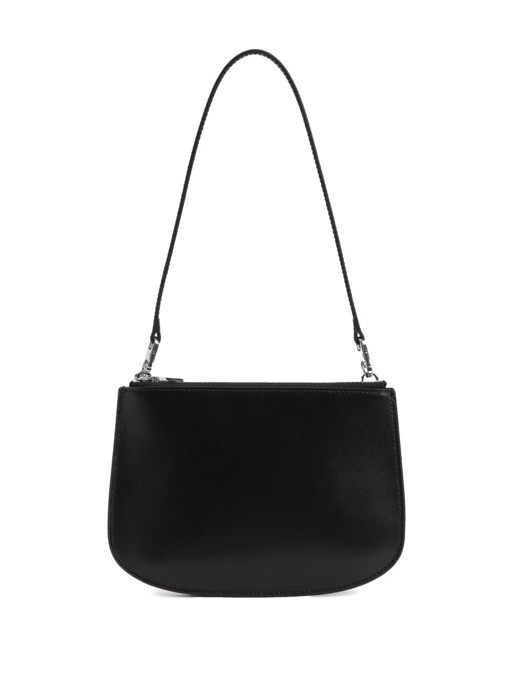 Diesel 1DR Twin Calf Leather Black Shoulder Bag Black