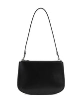 Diesel 1DR Twin Calf Leather Black Shoulder Bag Black