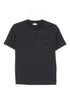 Brunello Cucinelli Charcoal Grey Cotton Patch Pocket T-Shirt Grey