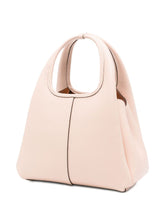 Coach Leather Structured Crossbody Handbag Beige