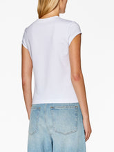 Diesel T-Angie Cut-Out Organic Cotton T-Shirt White