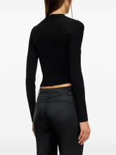 Diesel EcoVero Viscose Cut-Out Ribbed Sweater Black Black