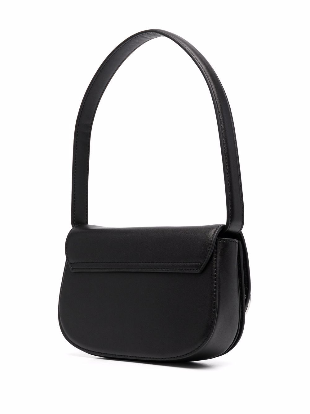 Diesel 1DR Calf Leather Shoulder Bag Black