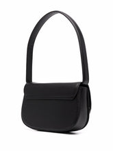 Diesel 1DR Calf Leather Shoulder Bag Black