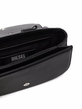 Diesel 1DR Calf Leather Shoulder Bag Black