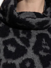 Stella McCartney Leopard-Print Wool Jumper Black