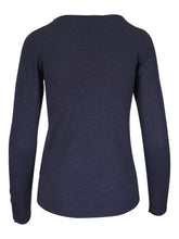 Brunello Cucinelli Cashmere and Silk Boat Neck Sweater Blue