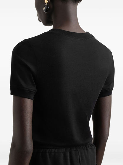 Dolce &amp; Gabbana DG Logo Cotton T-Shirt Black