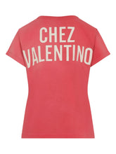 Valentino Light Printed Cotton T-Shirt Red