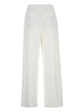 Brunello Cucinelli Elasticated Waistband Cotton Trousers White
