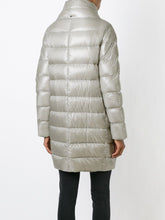 Herno Dora Long Padded Down Coat Light Grey