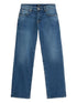 Seven Calie Straight-Leg Blue Denim Jeans Blue