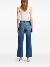 Seven Calie Straight-Leg Blue Denim Jeans Blue