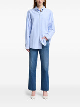 Seven Calie Straight-Leg Blue Denim Jeans Blue