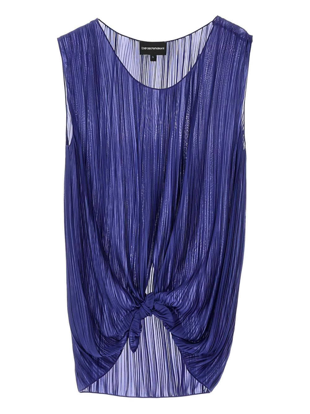 Emporio Armani Lilac Sleeveless Luxe Top Lilac