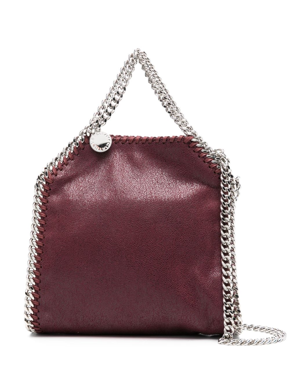 Stella McCartney Falabella Tiny Crossbody Bag Bordeaux Red