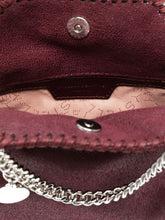 Stella McCartney Falabella Tiny Crossbody Bag Bordeaux Red
