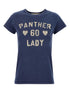 Valentino Graphic-Lettering Cotton T-Shirt Blue