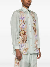 Zimmermann Coco shirt Aqua Green