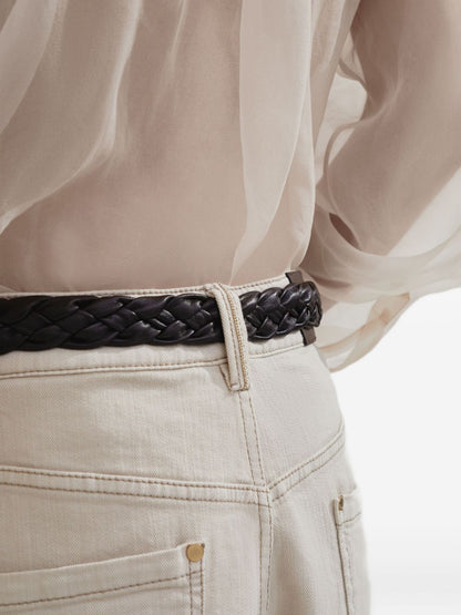 Brunello Cucinelli Cotton Loose-Fit Five-Pocket Trousers White White