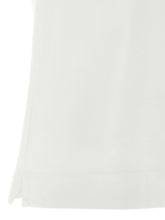 Brunello Cucinelli Cotton T-Shirt with Burgundy Trim White White