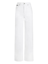 Dolce & Gabbana High-Rise Straight-Leg White Jeans White