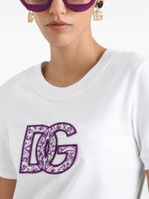 Dolce & Gabbana Cotton Logo Crewneck T-Shirt White White