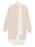 Brunello Cucinelli Ribbed-Knit Cashmere Mini Dress Beige beige