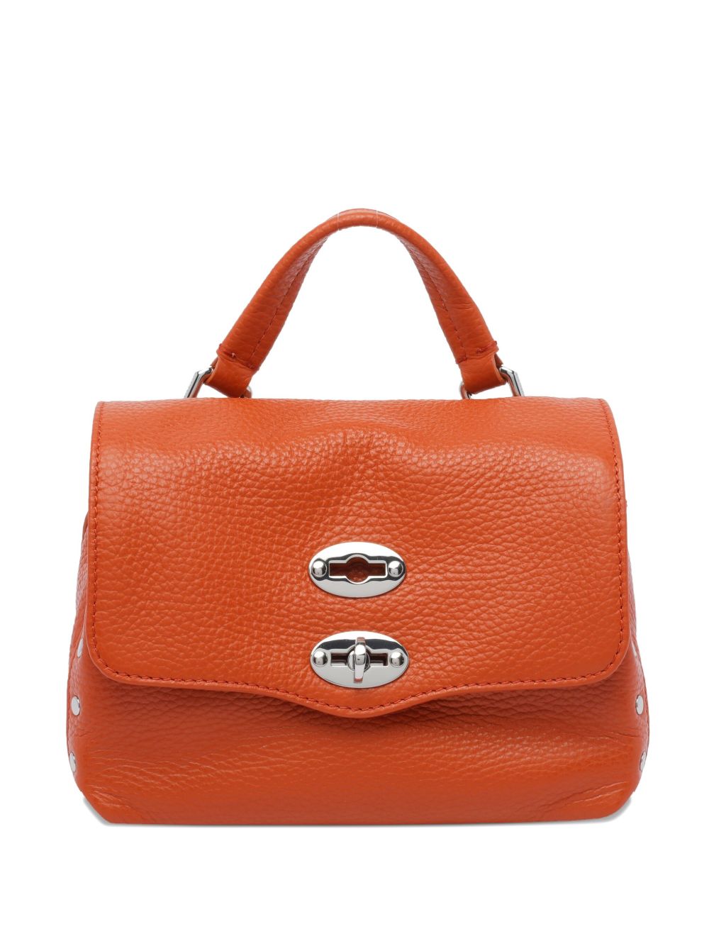Zanellato Postina Daily Baby Leather Handbag Orange