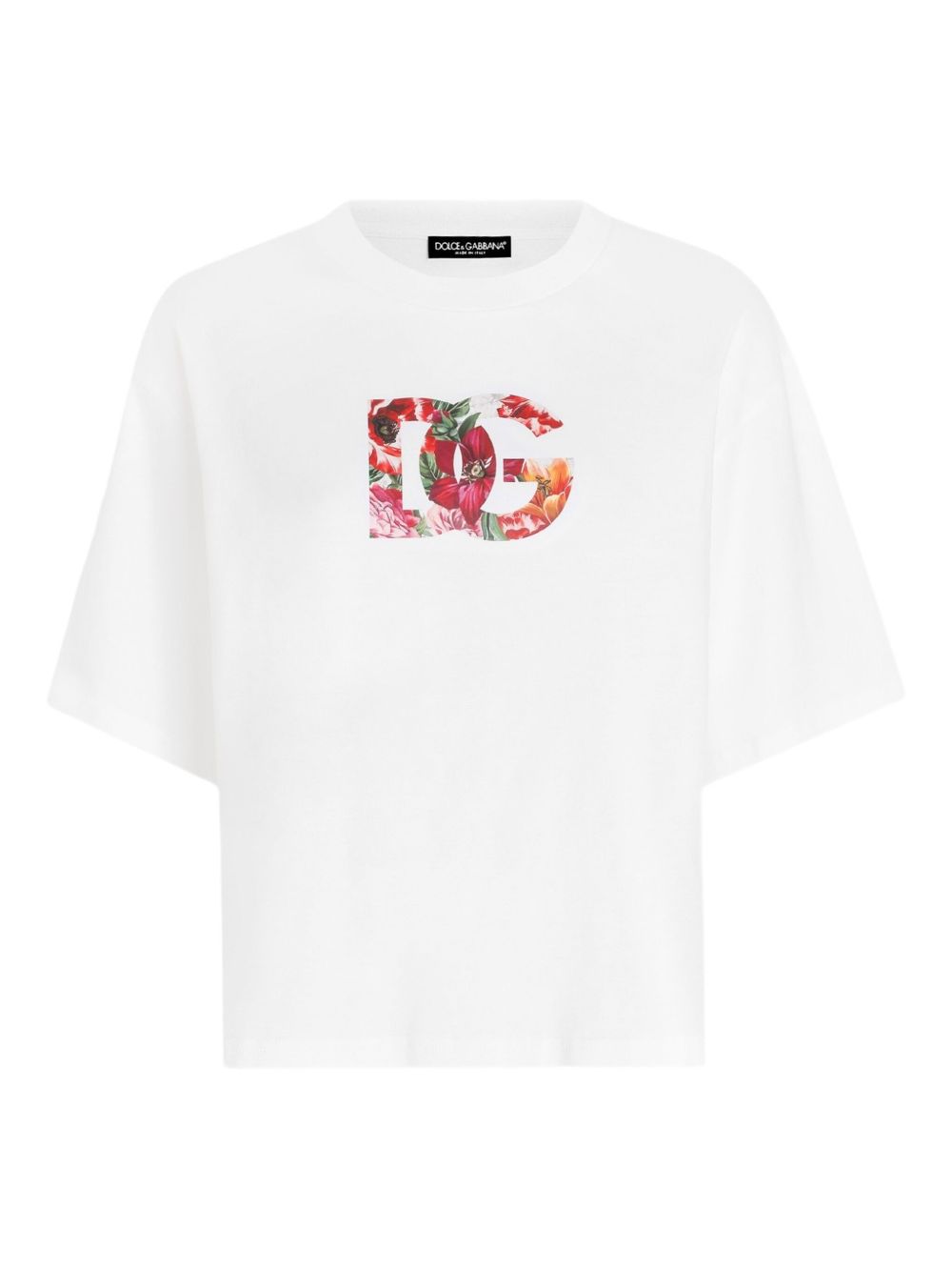 Dolce &amp; Gabbana DG Logo Cotton T-Shirt White