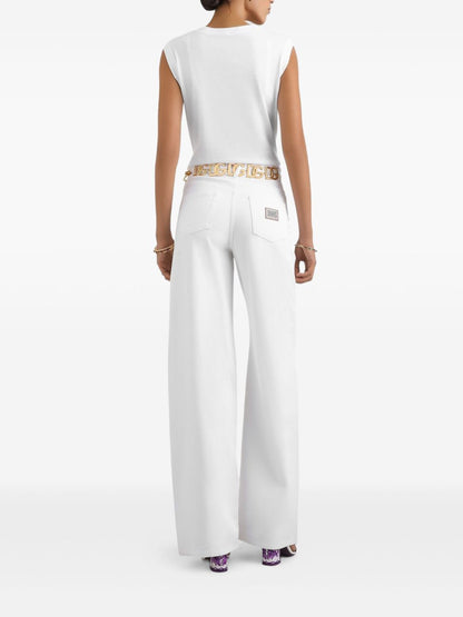 Dolce &amp; Gabbana Cotton DG Appliqué Logo T-Shirt White
