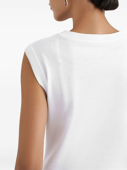 Dolce &amp; Gabbana Cotton DG Appliqué Logo T-Shirt White