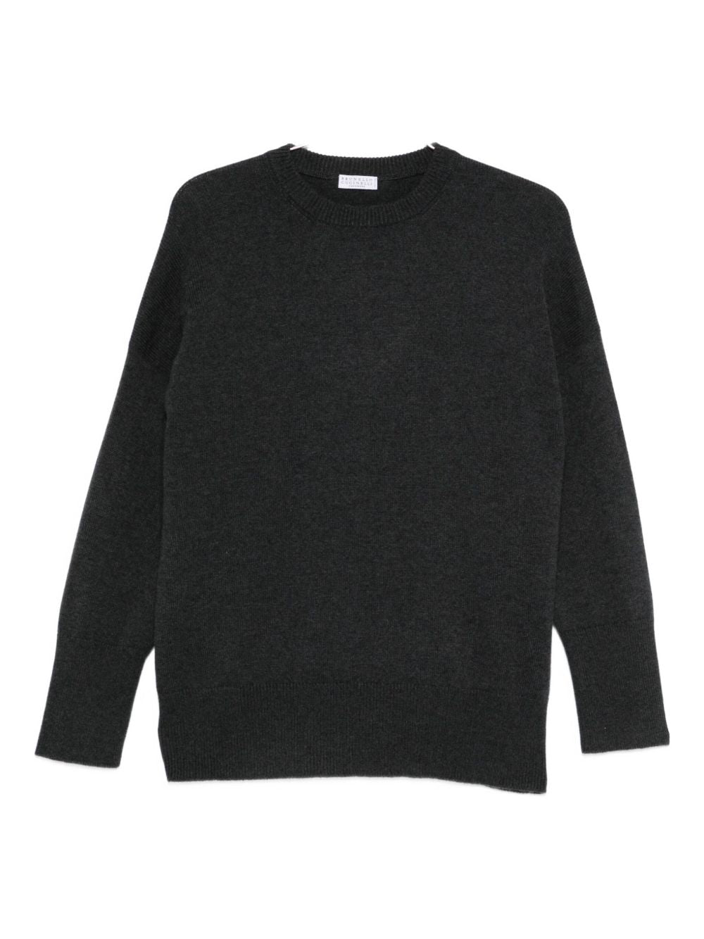 Brunello Cucinelli Cashmere Crewneck Sweater Black Black