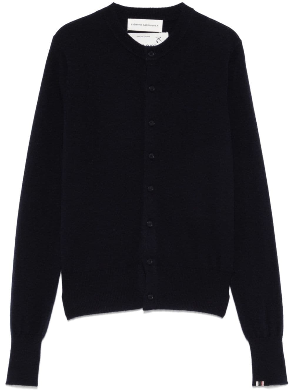 EXTREME CAshMERE Blue Cashmere Cardigan Blue