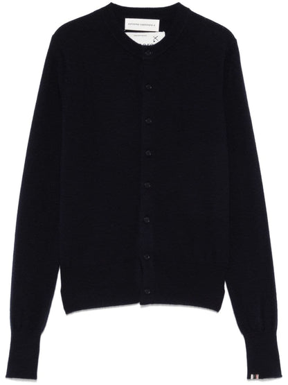 EXTREME CAshMERE Blue Cashmere Cardigan Blue