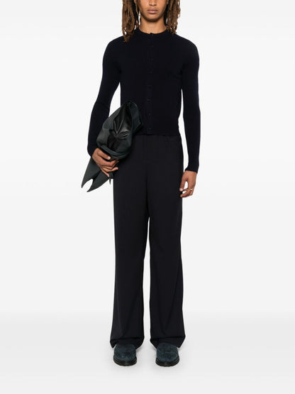 EXTREME CAshMERE Blue Cashmere Cardigan Blue