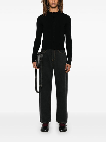 EXTREME CAshMERE Cashmere Buttoned Cardigan Black black