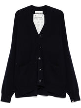 EXTREME CASHMERE Cashmere-Blend Oversized Cardigan Blue blue