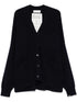 EXTREME CASHMERE Cashmere-Blend Oversized Cardigan Blue blue