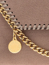 Stella McCartney Falabella Foldover Chain-Link Clutch Bag Beige beige